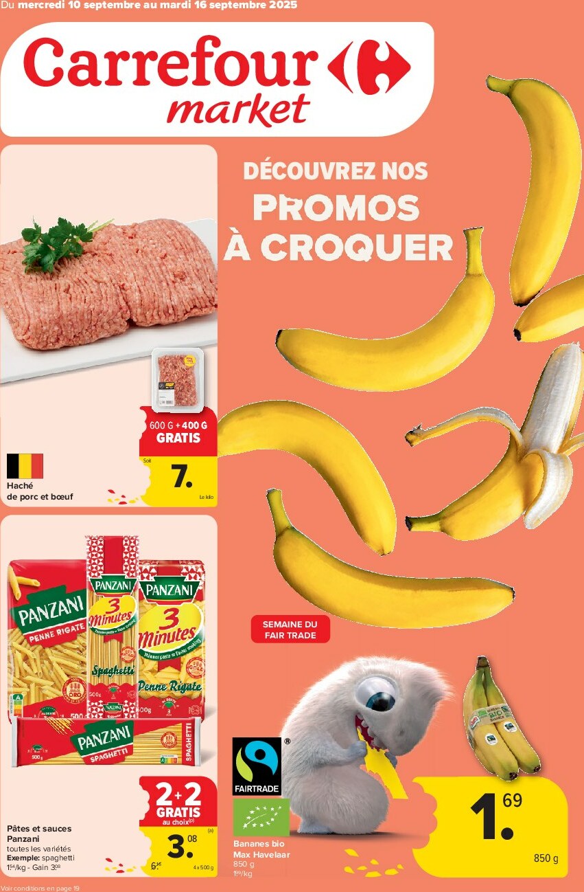 carrefour - Carrefour Market folder geldig vanaf 10/09 - 16/09 - page: 1