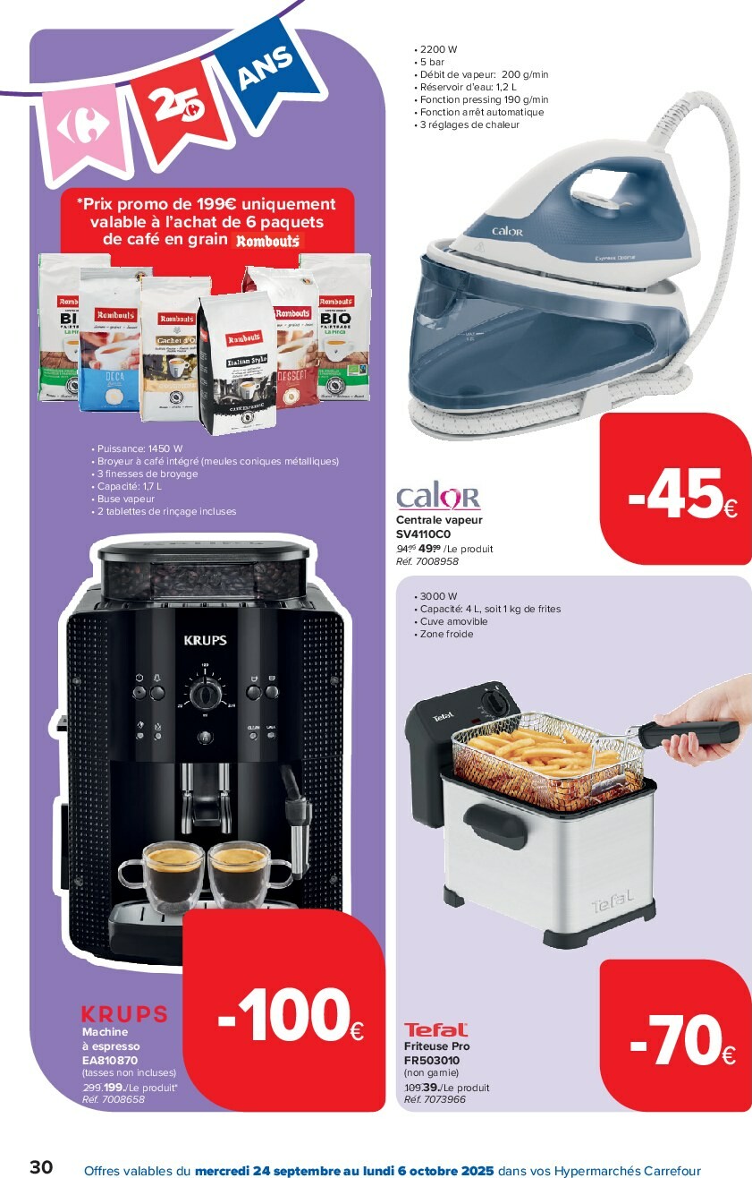 carrefour - Carrefour - Hypermarchés folder geldig vanaf 24/09 - 06/10 - page: 30