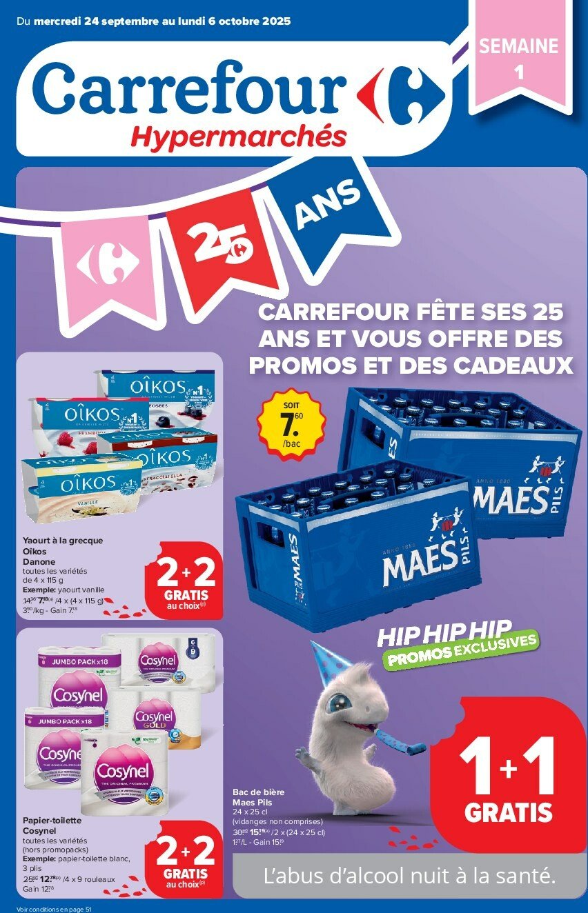 carrefour - Carrefour - Hypermarchés folder geldig vanaf 24/09 - 06/10