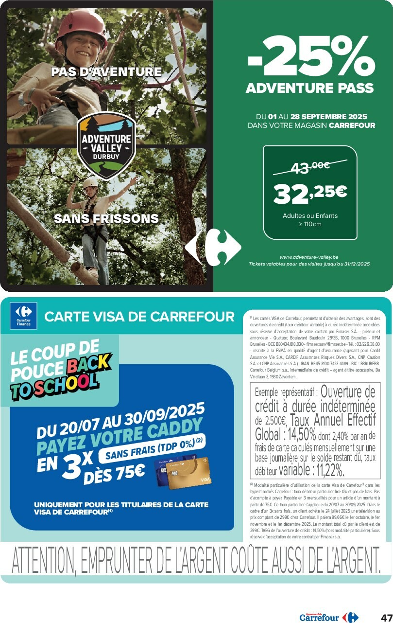 carrefour - Carrefour - Hypermarchés folder geldig vanaf 24/09 - 06/10 - page: 47