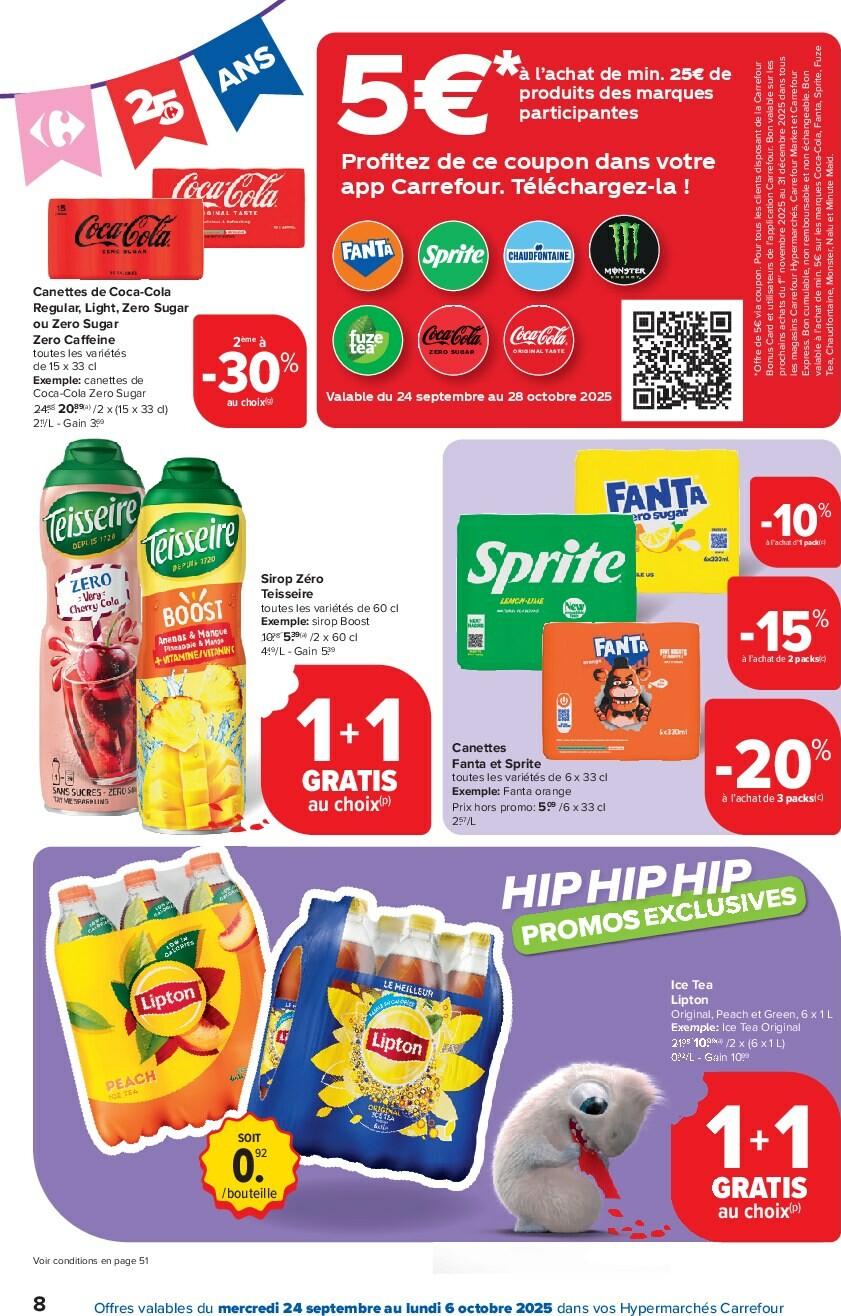 carrefour - Carrefour - Hypermarchés folder geldig vanaf 24/09 - 06/10 - page: 8