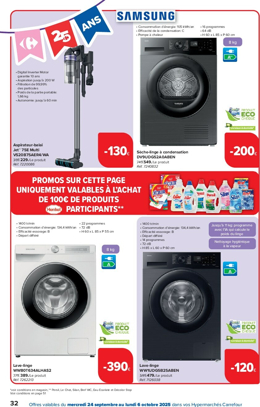 carrefour - Carrefour - Hypermarchés folder geldig vanaf 24/09 - 06/10 - page: 32
