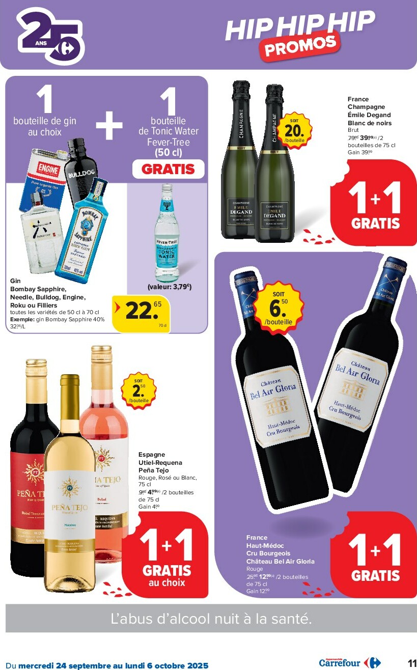 carrefour - Carrefour - Hypermarchés folder geldig vanaf 24/09 - 06/10 - page: 11