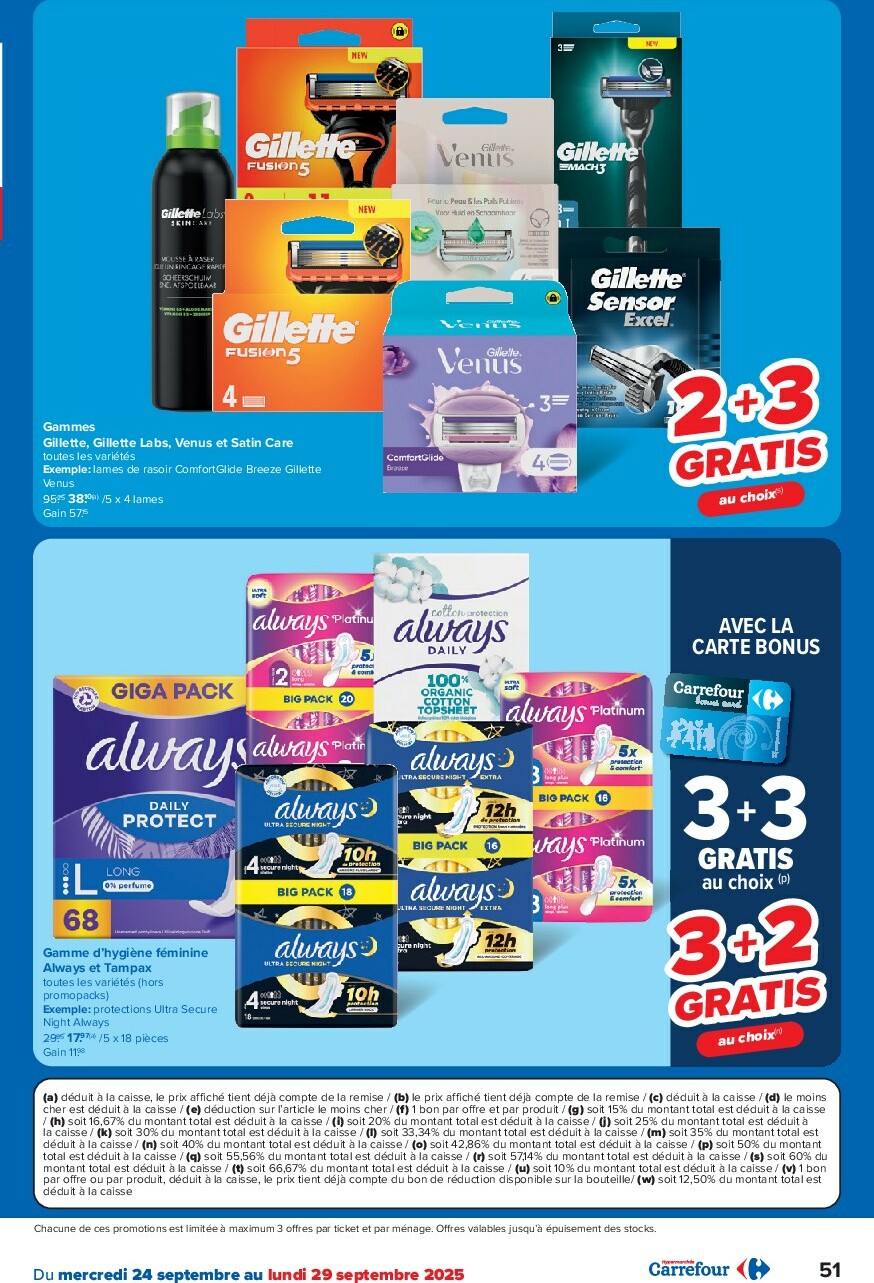 carrefour - Carrefour - Hypermarchés folder geldig vanaf 24/09 - 06/10 - page: 51