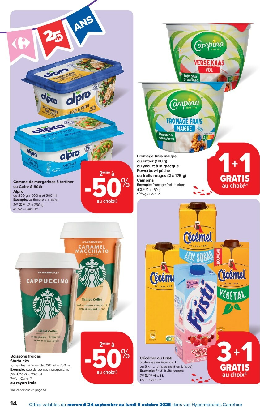 carrefour - Carrefour - Hypermarchés folder geldig vanaf 24/09 - 06/10 - page: 14