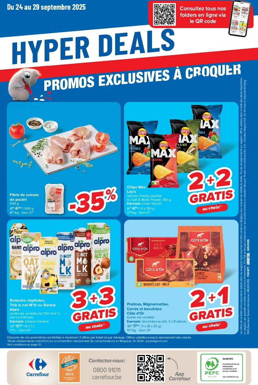 carrefour - Carrefour - Hypermarchés folder geldig vanaf 24/09 - 06/10 - page: 52