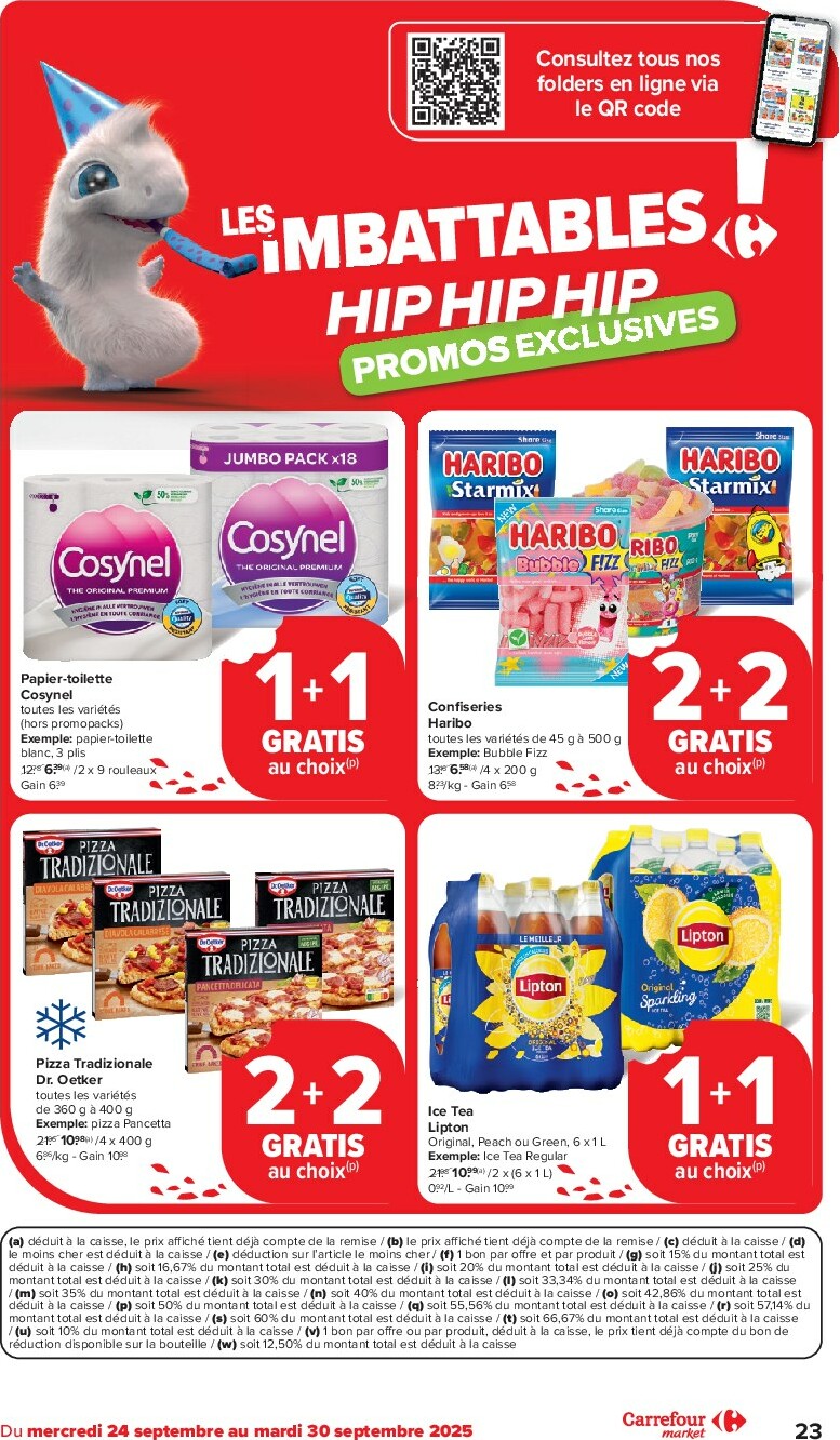 carrefour - Carrefour - Market folder geldig vanaf 24/09 - 30/09 - page: 23