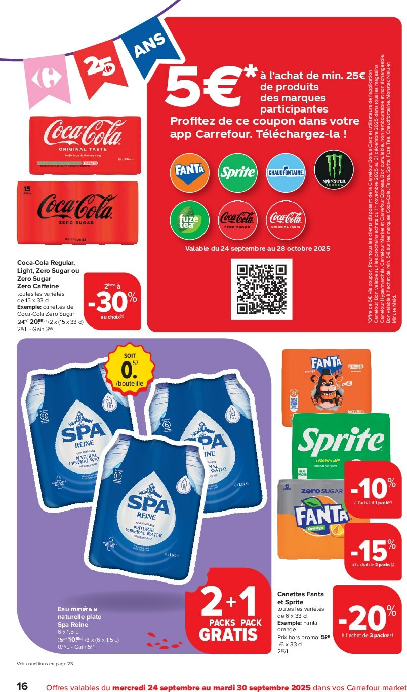 carrefour - Carrefour - Market folder geldig vanaf 24/09 - 30/09 - page: 16