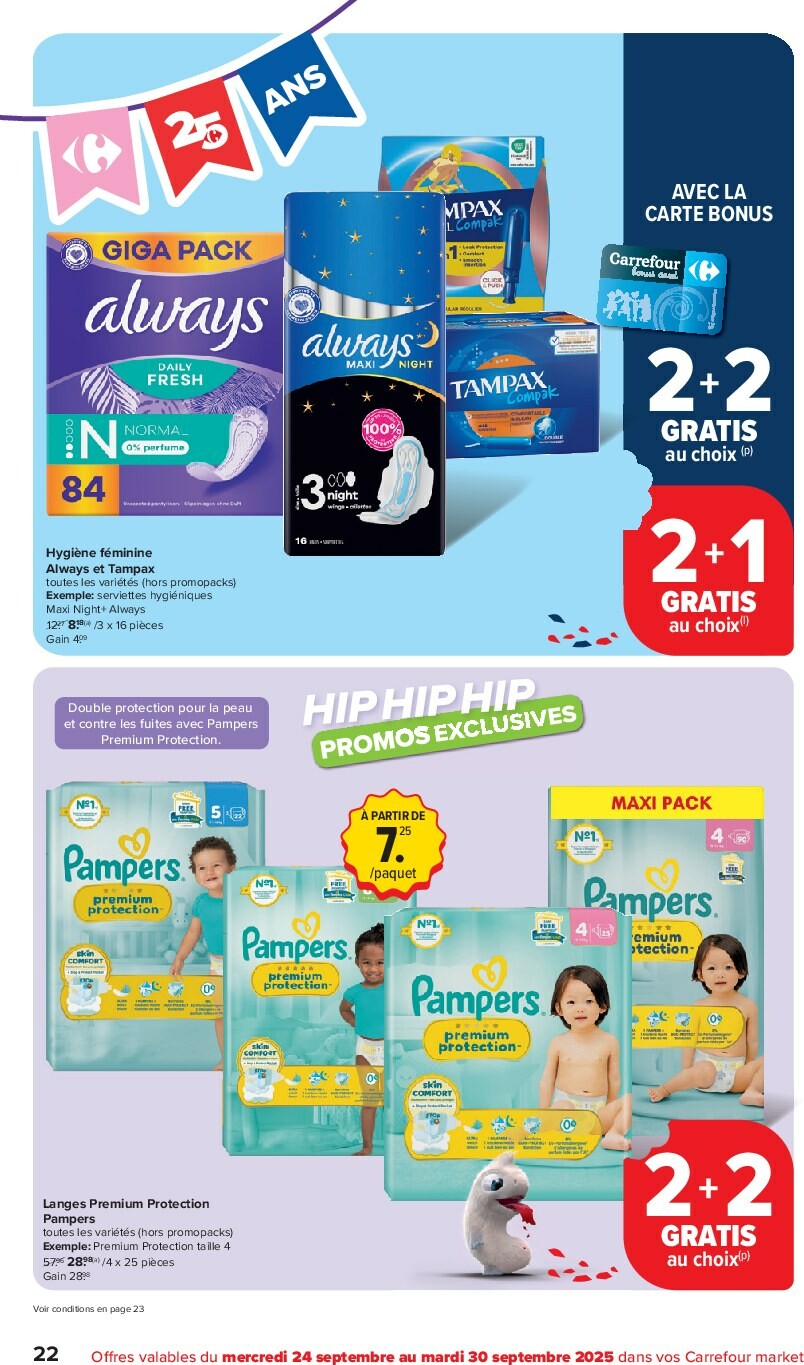 carrefour - Carrefour - Market folder geldig vanaf 24/09 - 30/09 - page: 22