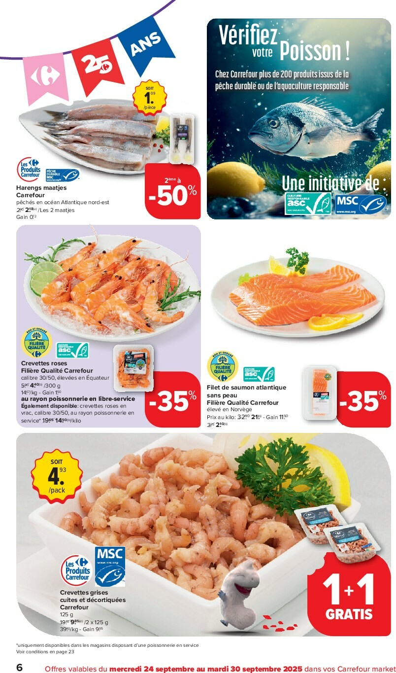 carrefour - Carrefour - Market folder geldig vanaf 24/09 - 30/09 - page: 6