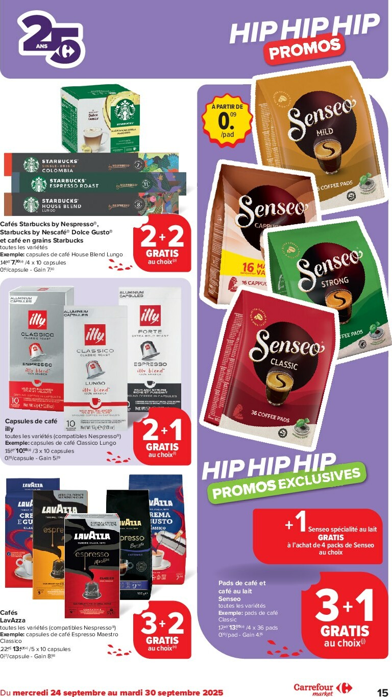 carrefour - Carrefour - Market folder geldig vanaf 24/09 - 30/09 - page: 15