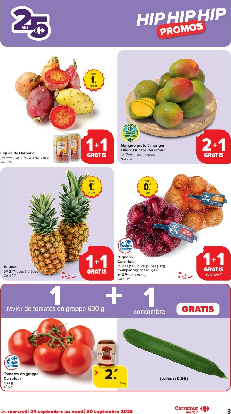 carrefour - Carrefour - Market folder geldig vanaf 24/09 - 30/09 - page: 3