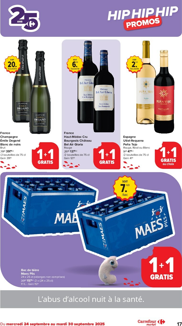 carrefour - Carrefour - Market folder geldig vanaf 24/09 - 30/09 - page: 17