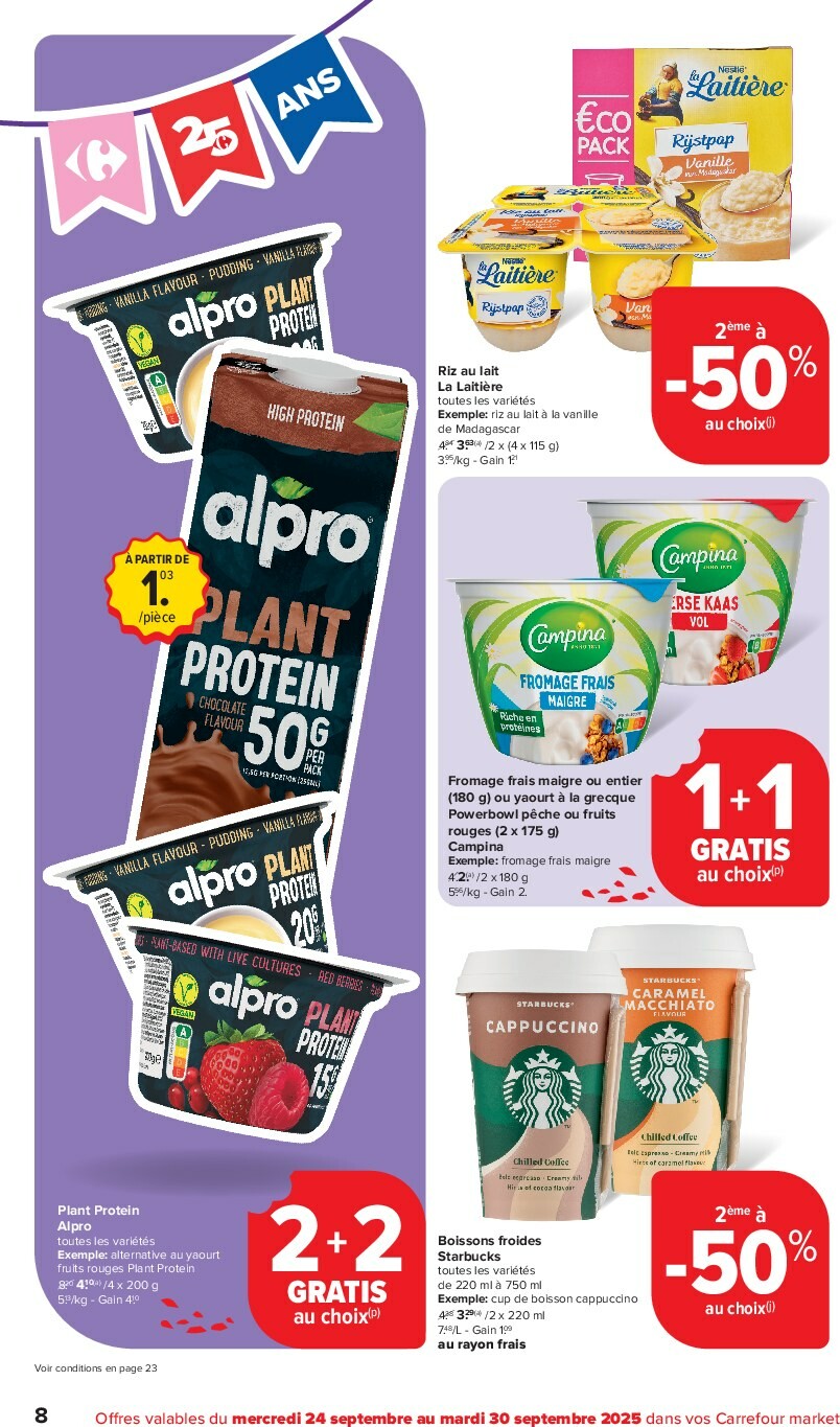 carrefour - Carrefour - Market folder geldig vanaf 24/09 - 30/09 - page: 8
