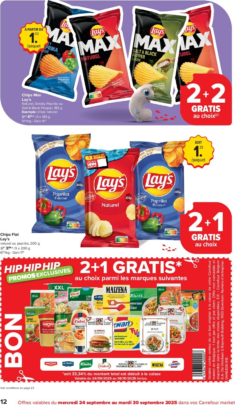 carrefour - Carrefour - Market folder geldig vanaf 24/09 - 30/09 - page: 12