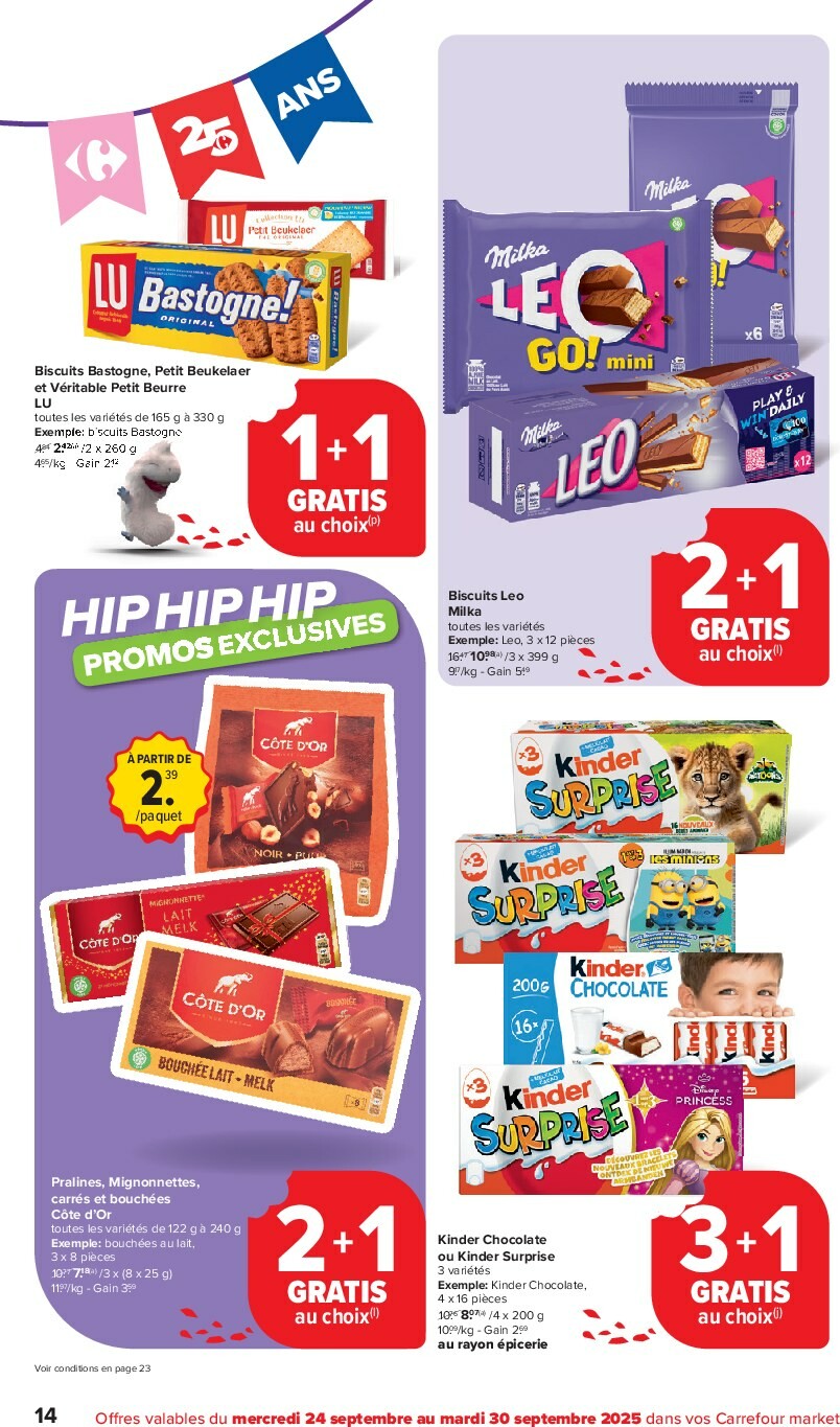 carrefour - Carrefour - Market folder geldig vanaf 24/09 - 30/09 - page: 14