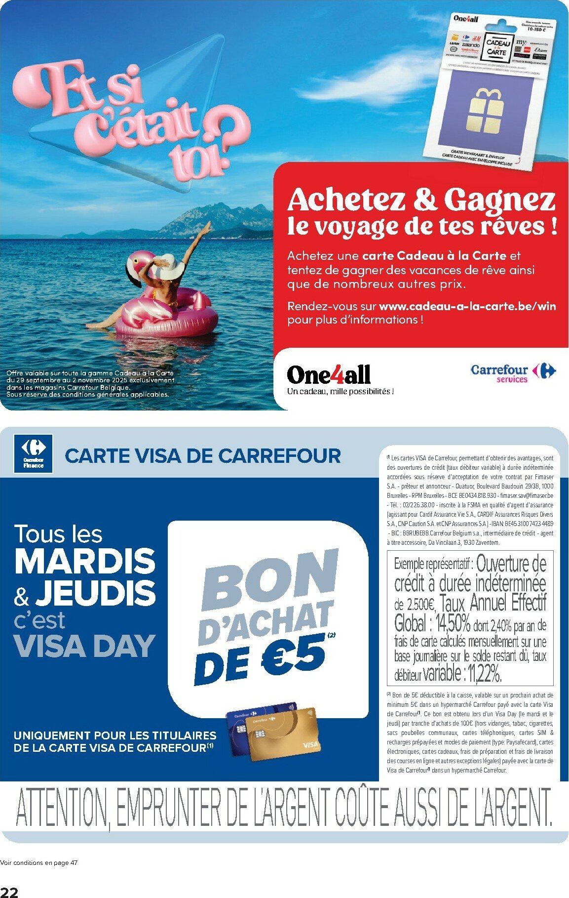 carrefour - Carrefour - Hypermarchés folder geldig vanaf 01/10 - 13/10 - page: 22