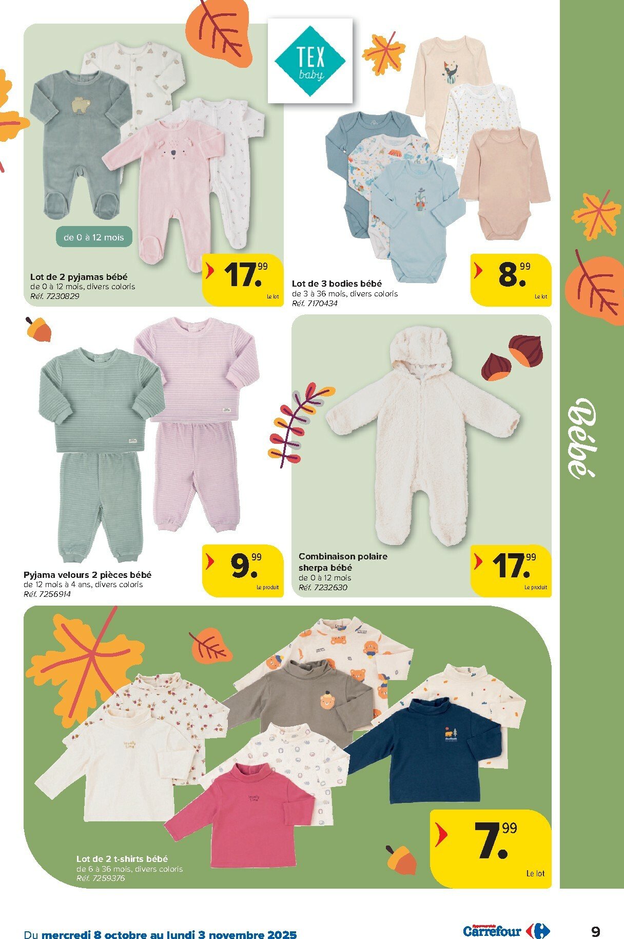 carrefour - Carrefour - Hypermarchés Spécial Textile folder geldig vanaf 08/10 - 03/11 - page: 9