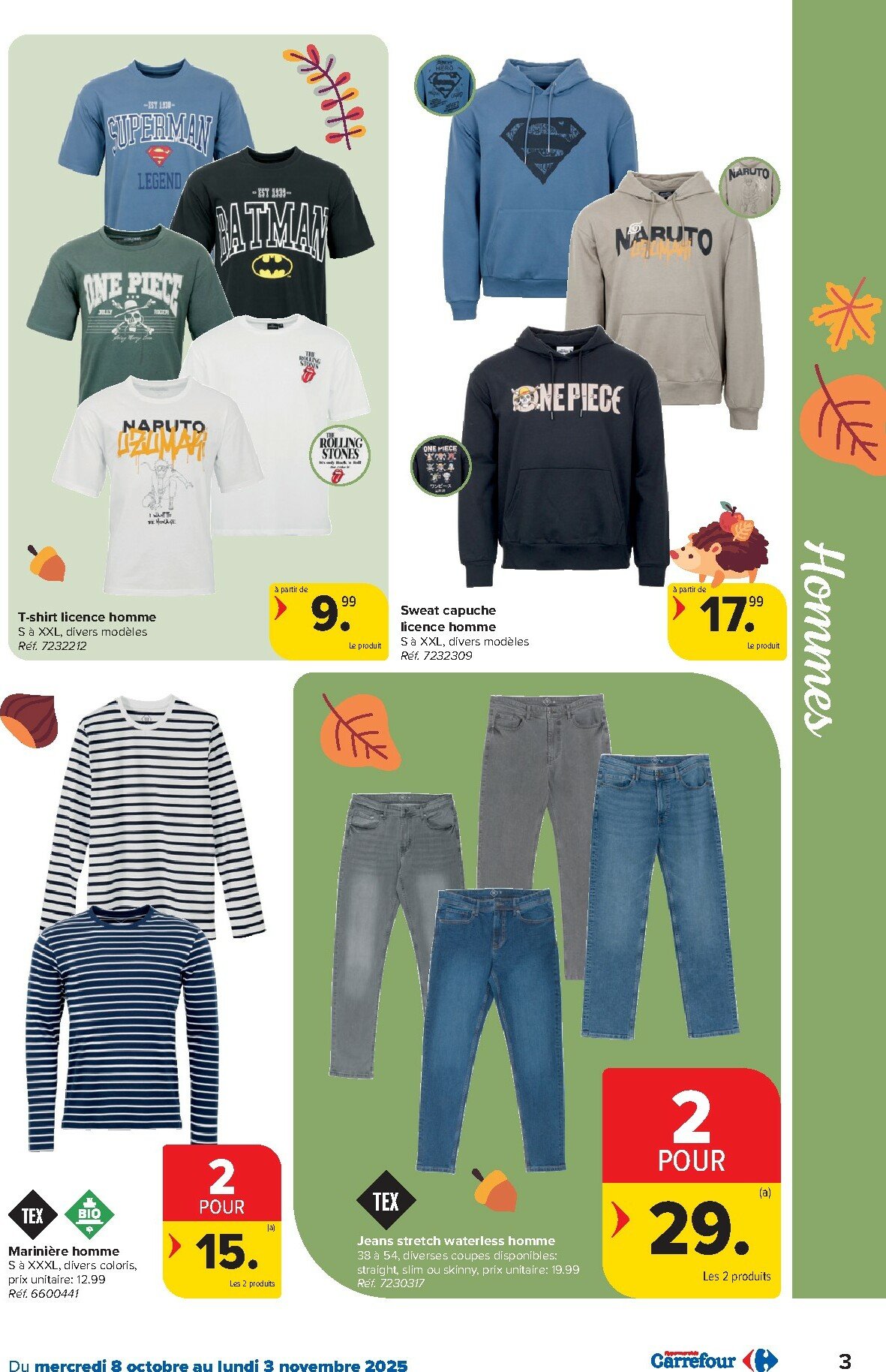 carrefour - Carrefour - Hypermarchés Spécial Textile folder geldig vanaf 08/10 - 03/11 - page: 3