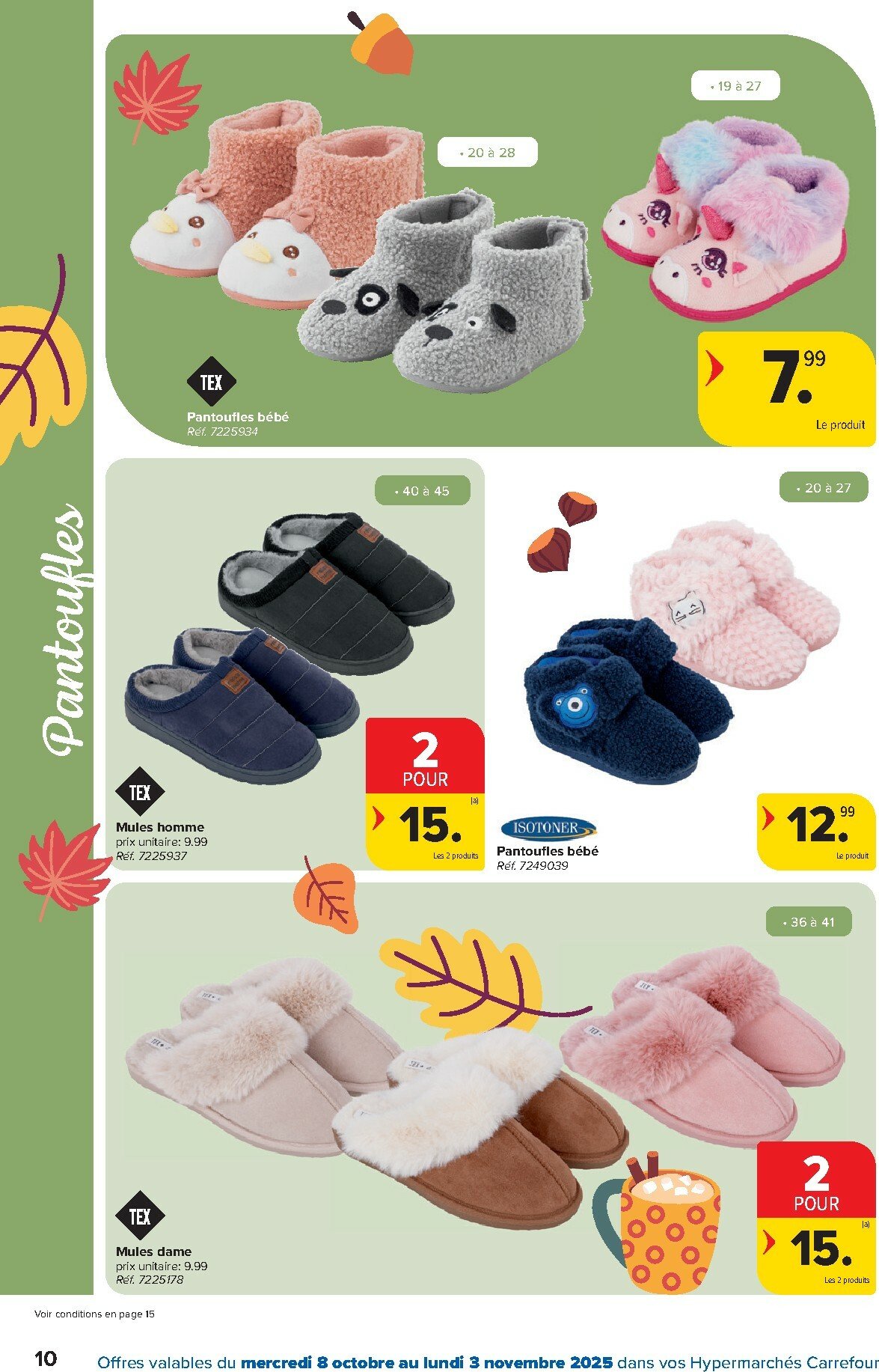 carrefour - Carrefour - Hypermarchés Spécial Textile folder geldig vanaf 08/10 - 03/11 - page: 10