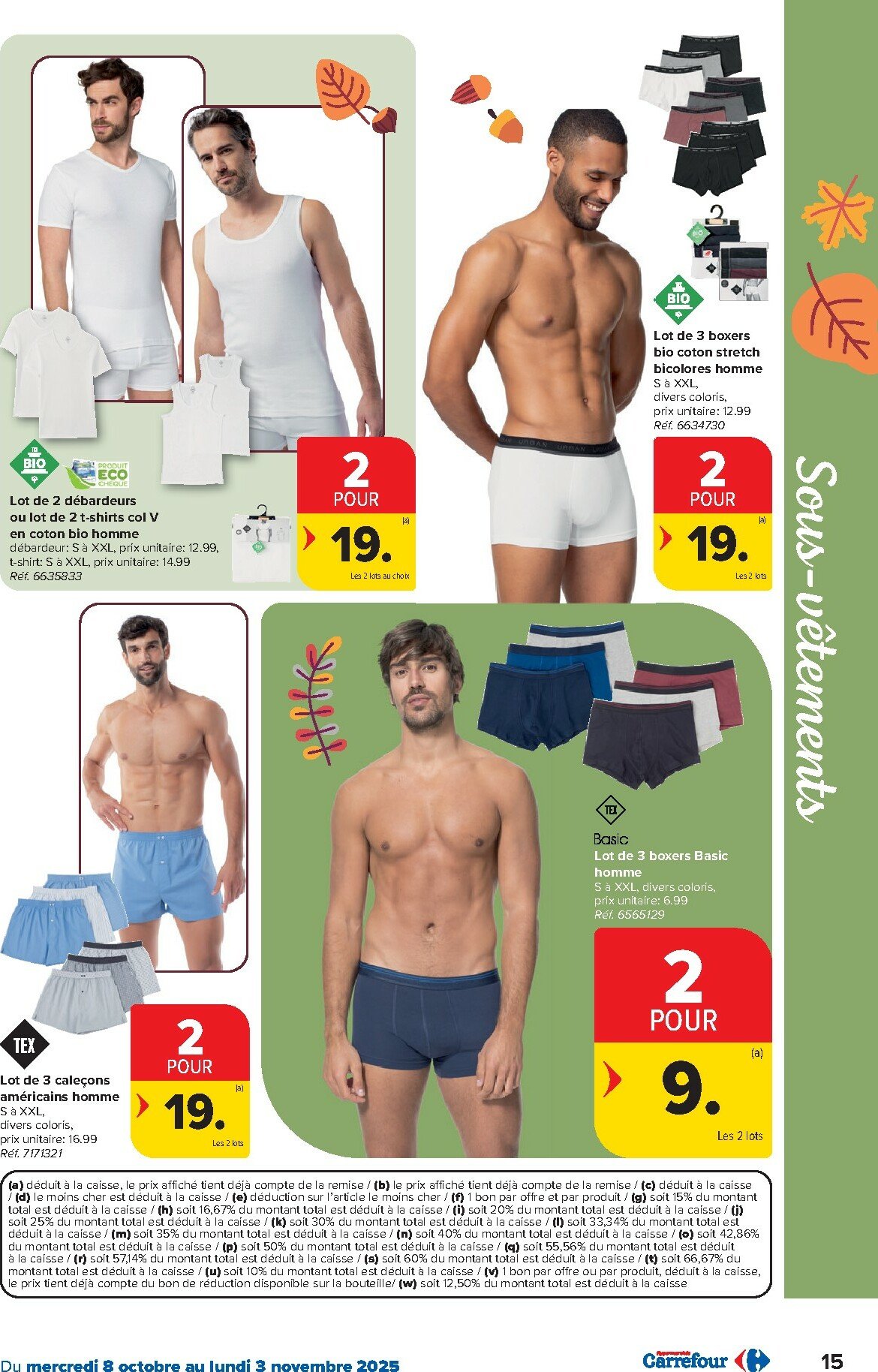 carrefour - Carrefour - Hypermarchés Spécial Textile folder geldig vanaf 08/10 - 03/11 - page: 15