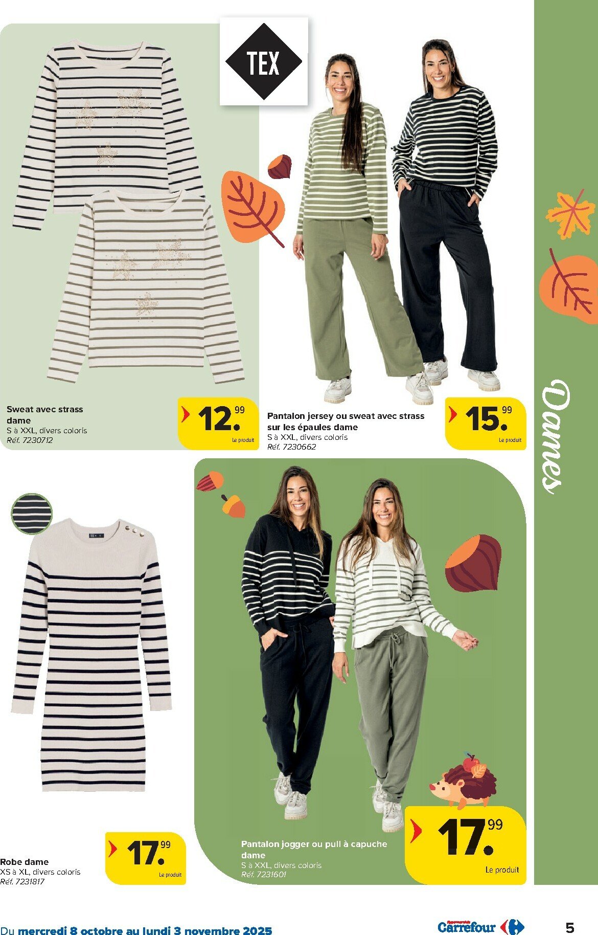 carrefour - Carrefour - Hypermarchés Spécial Textile folder geldig vanaf 08/10 - 03/11 - page: 5