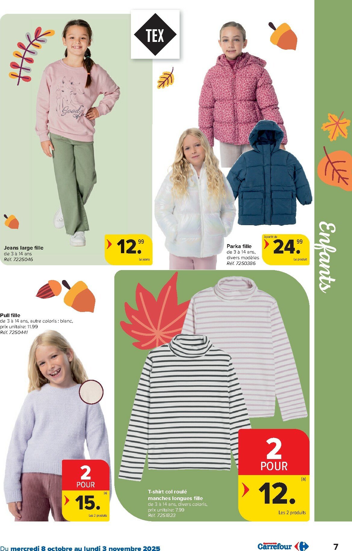 carrefour - Carrefour - Hypermarchés Spécial Textile folder geldig vanaf 08/10 - 03/11 - page: 7