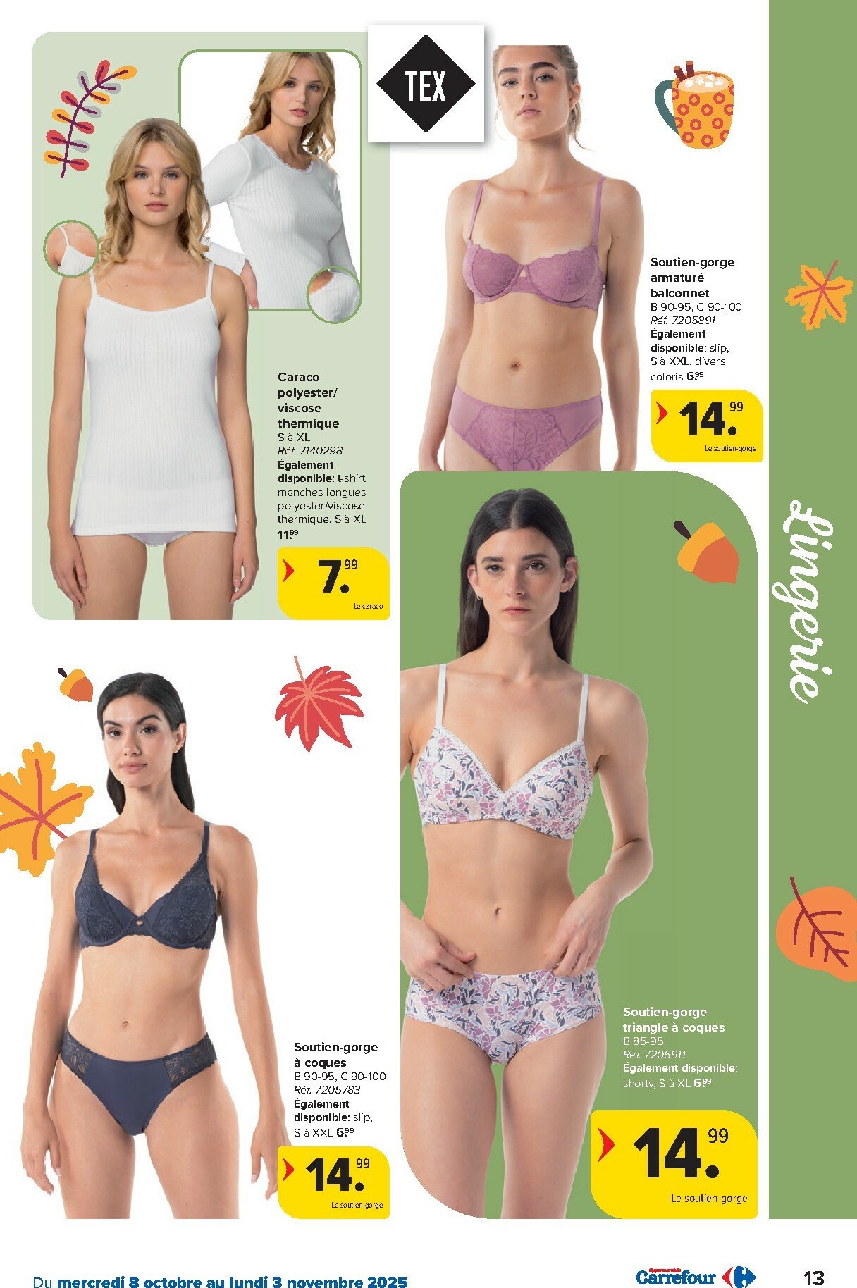 carrefour - Carrefour - Hypermarchés Spécial Textile folder geldig vanaf 08/10 - 03/11 - page: 13