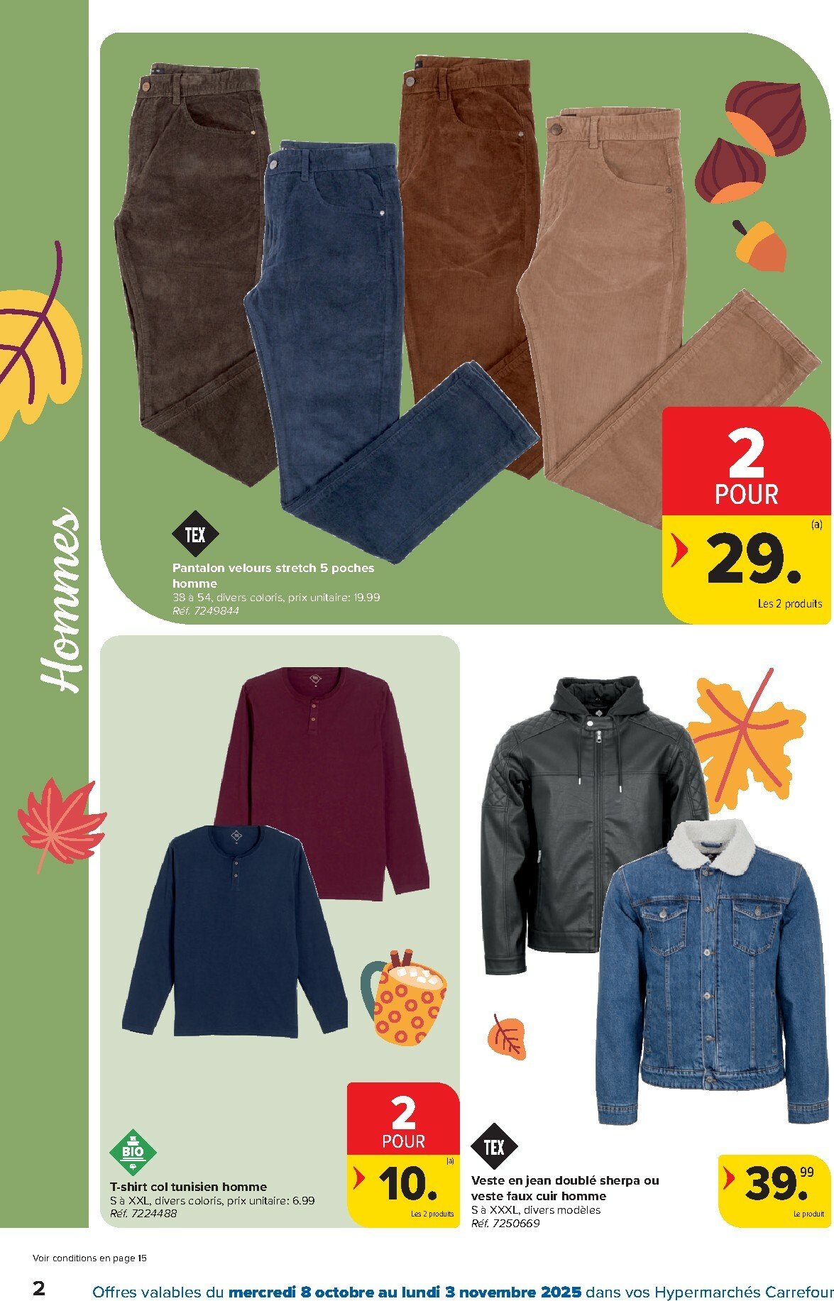 carrefour - Carrefour - Hypermarchés Spécial Textile folder geldig vanaf 08/10 - 03/11 - page: 2