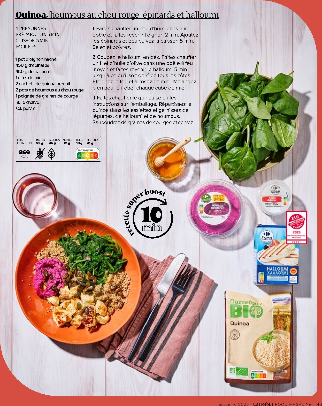 carrefour - Carrefour - Food Magazine folder geldig vanaf 09/10 - 20/11 - page: 43 carrefour - Carrefour - Food Magazine folder geldig vanaf 09/10 - 20/11 - page: 43