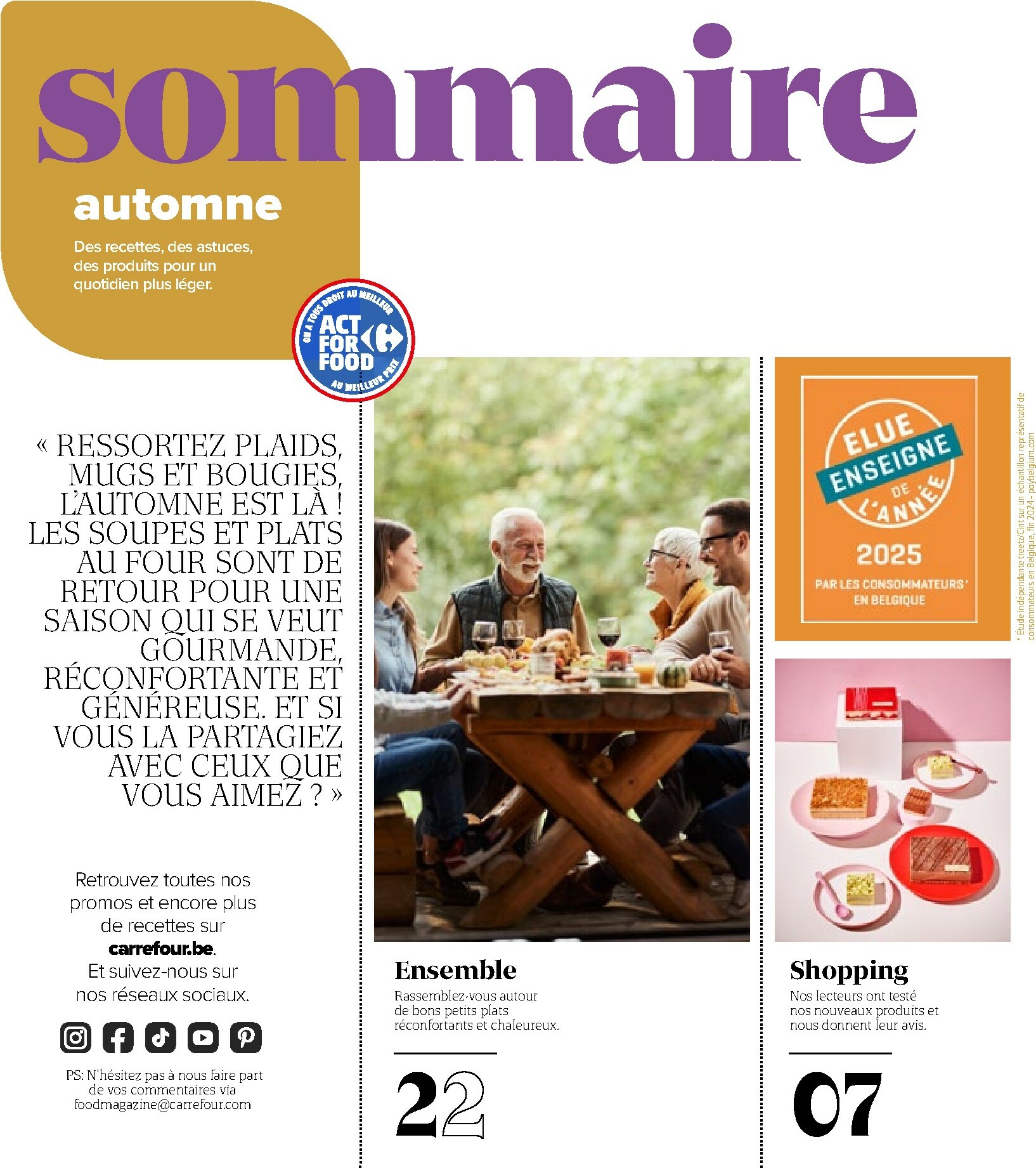 carrefour - Carrefour - Food Magazine folder geldig vanaf 09/10 - 20/11 - page: 4 carrefour - Carrefour - Food Magazine folder geldig vanaf 09/10 - 20/11 - page: 4