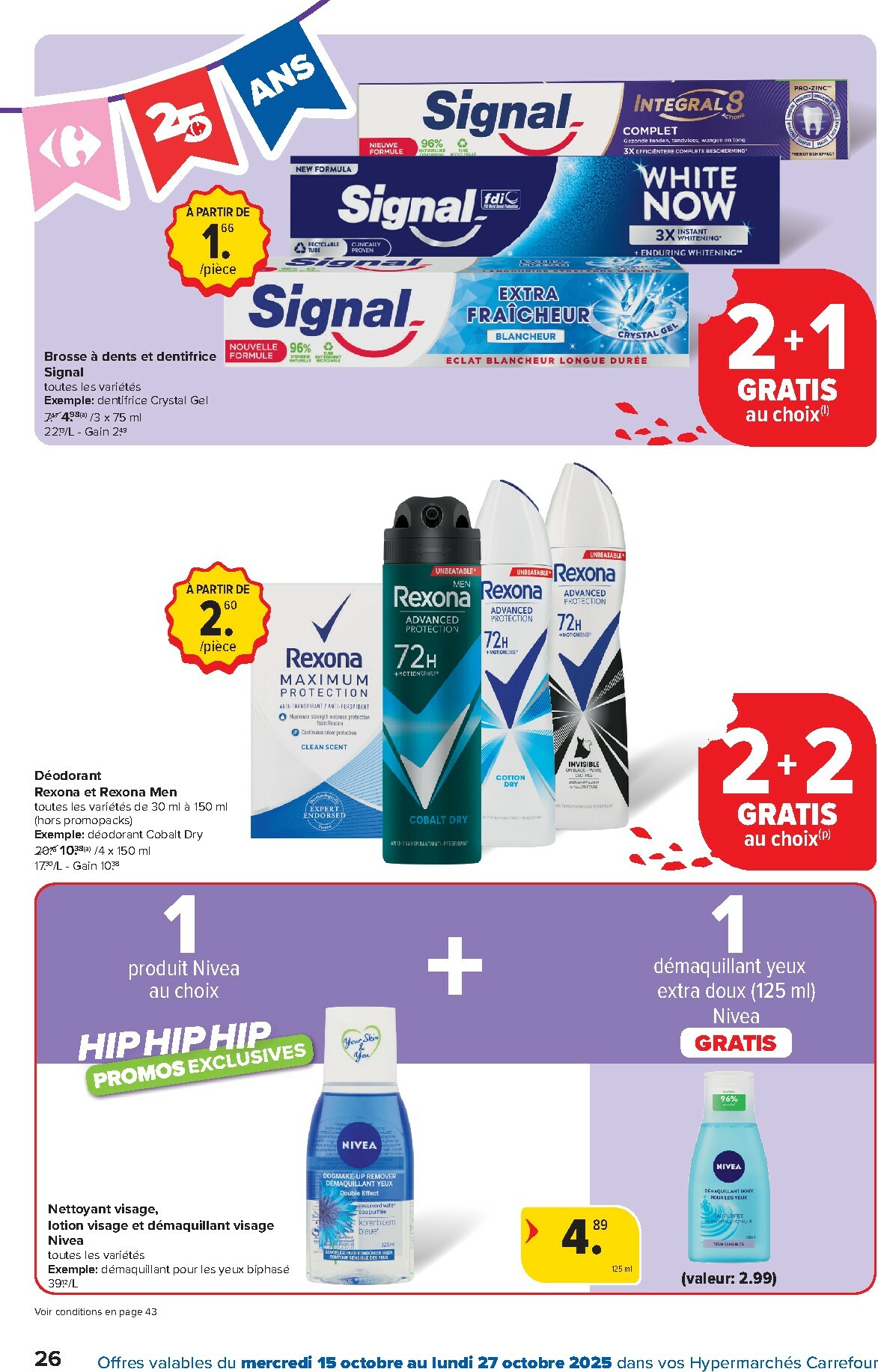 carrefour - Carrefour Hypermarchés folder geldig vanaf 15/10 - 27/10 - page: 26 carrefour - Carrefour Hypermarchés folder geldig vanaf 15/10 - 27/10 - page: 26