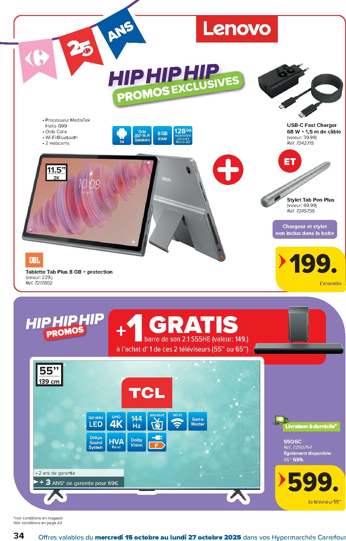 carrefour - Carrefour Hypermarchés folder geldig vanaf 15/10 - 27/10 - page: 34 carrefour - Carrefour Hypermarchés folder geldig vanaf 15/10 - 27/10 - page: 34