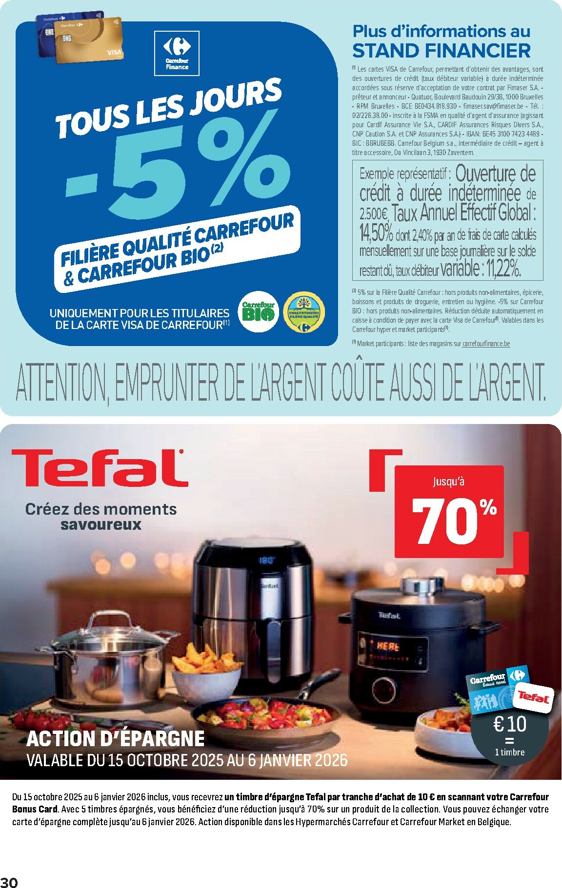 carrefour - Carrefour Hypermarchés folder geldig vanaf 15/10 - 27/10 - page: 30 carrefour - Carrefour Hypermarchés folder geldig vanaf 15/10 - 27/10 - page: 30