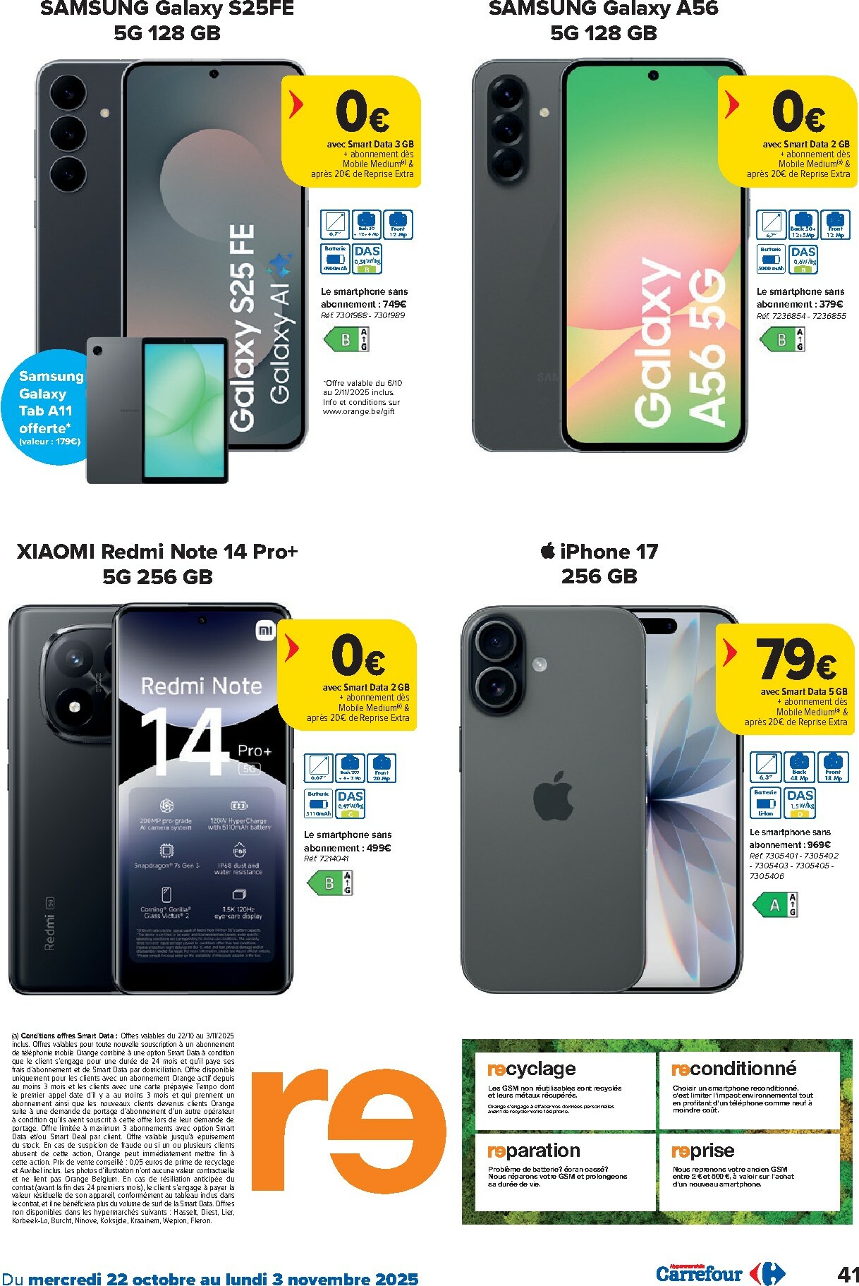 carrefour - De Carrefour - Hypermarchés folder geldig vanaf 22/10 t/m 03/11 - page: 41 carrefour - De Carrefour - Hypermarchés folder geldig vanaf 22/10 t/m 03/11 - page: 41