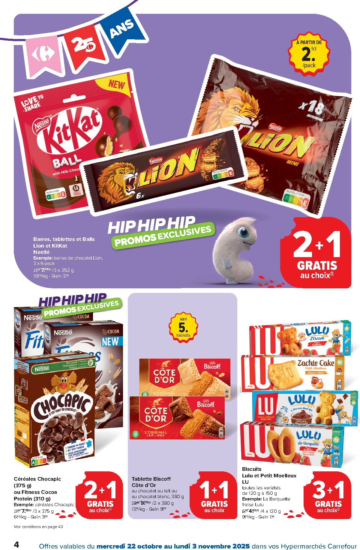 carrefour - De Carrefour - Hypermarchés folder geldig vanaf 22/10 t/m 03/11 - page: 4 carrefour - De Carrefour - Hypermarchés folder geldig vanaf 22/10 t/m 03/11 - page: 4