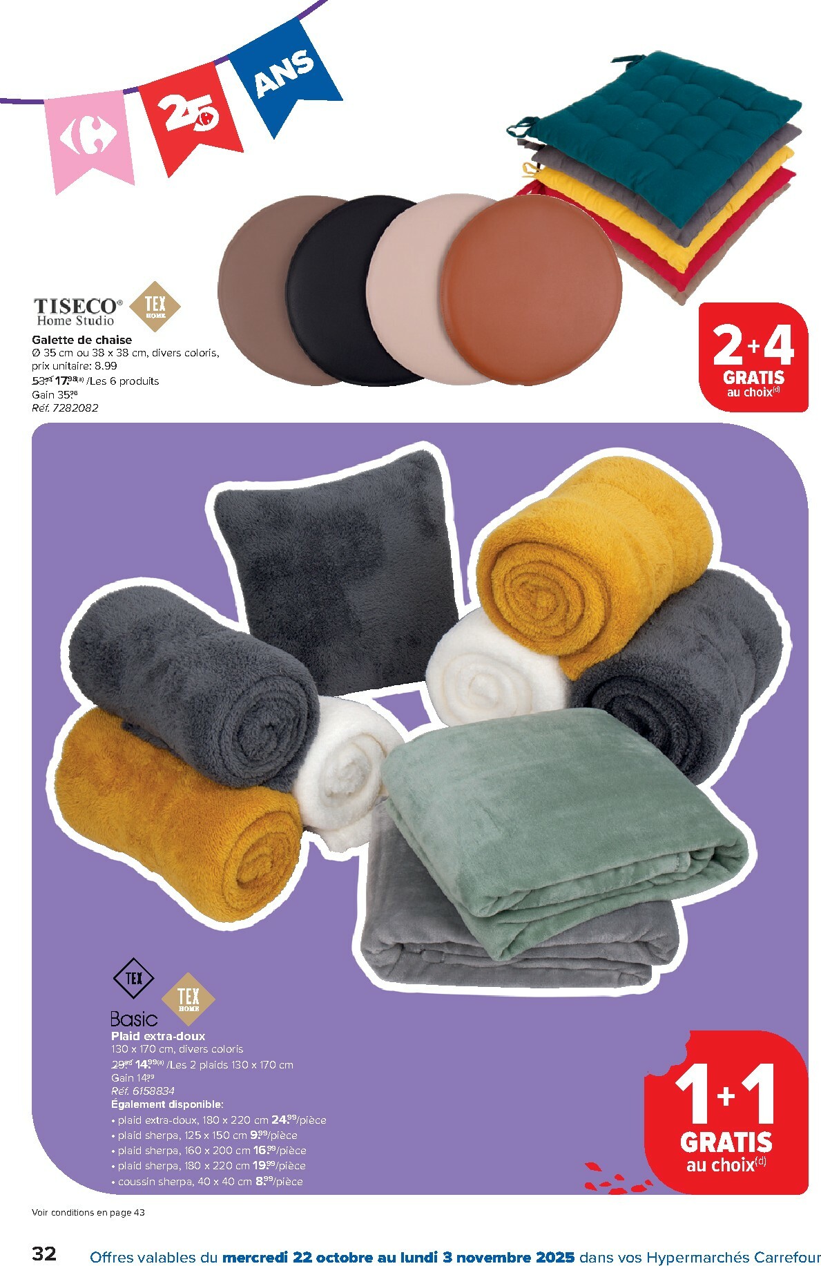carrefour - De Carrefour - Hypermarchés folder geldig vanaf 22/10 t/m 03/11 - page: 32 carrefour - De Carrefour - Hypermarchés folder geldig vanaf 22/10 t/m 03/11 - page: 32