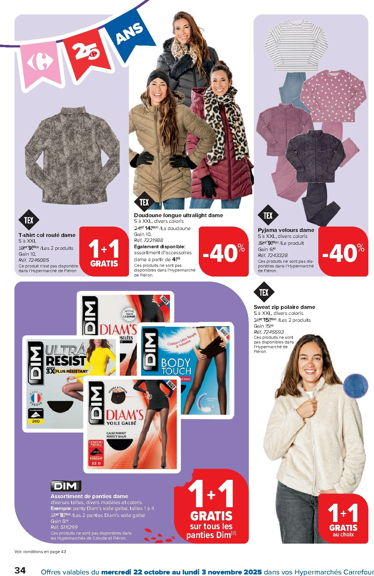 carrefour - De Carrefour - Hypermarchés folder geldig vanaf 22/10 t/m 03/11 - page: 34 carrefour - De Carrefour - Hypermarchés folder geldig vanaf 22/10 t/m 03/11 - page: 34