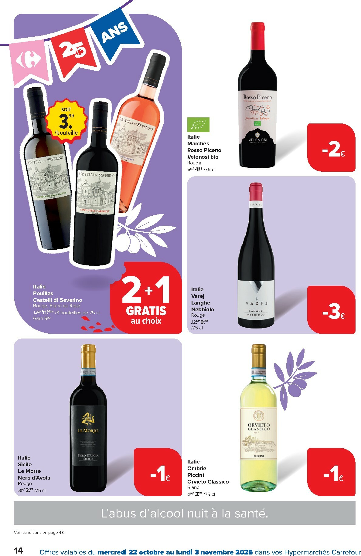 carrefour - De Carrefour - Hypermarchés folder geldig vanaf 22/10 t/m 03/11 - page: 14 carrefour - De Carrefour - Hypermarchés folder geldig vanaf 22/10 t/m 03/11 - page: 14