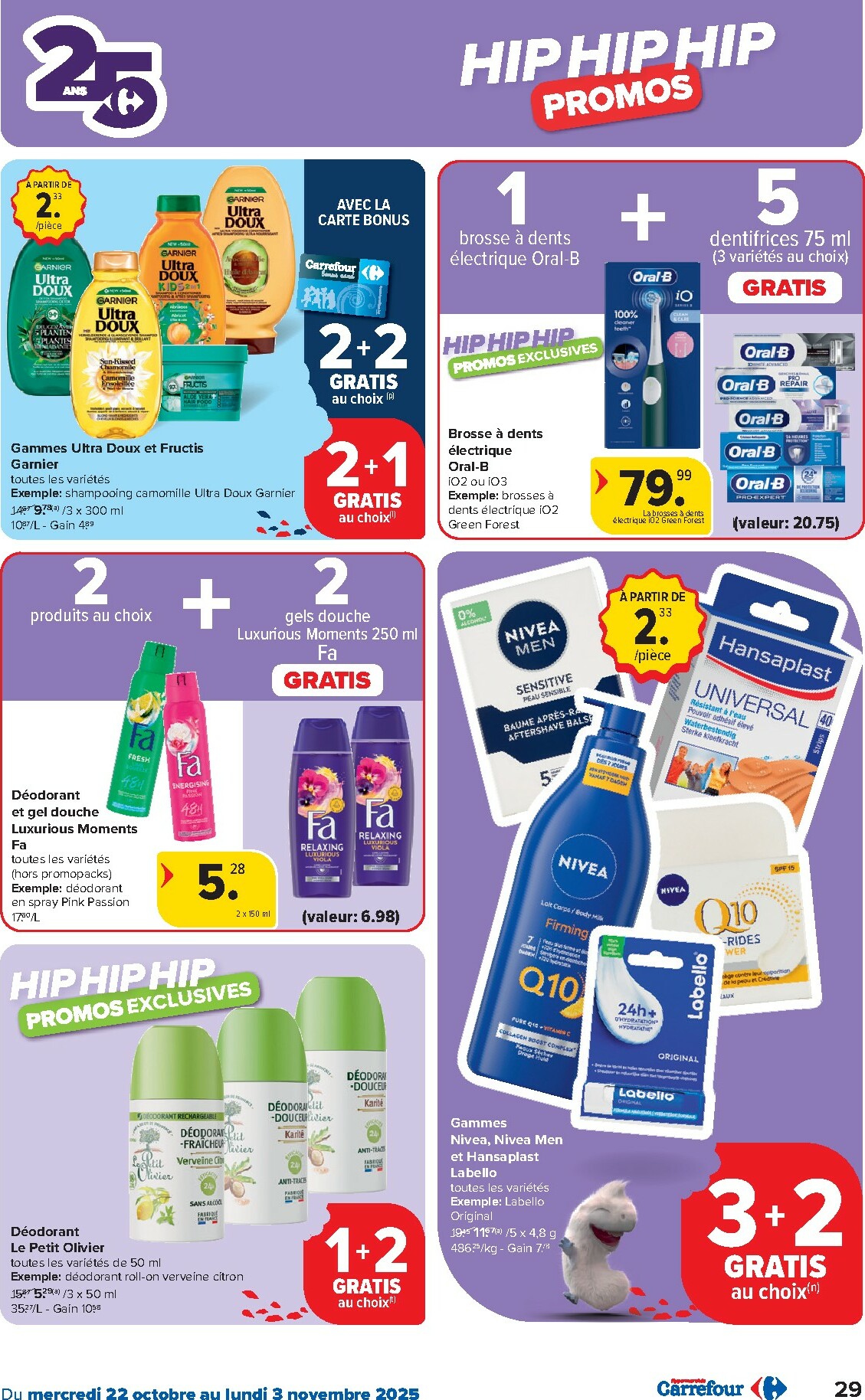 carrefour - De Carrefour - Hypermarchés folder geldig vanaf 22/10 t/m 03/11 - page: 29 carrefour - De Carrefour - Hypermarchés folder geldig vanaf 22/10 t/m 03/11 - page: 29