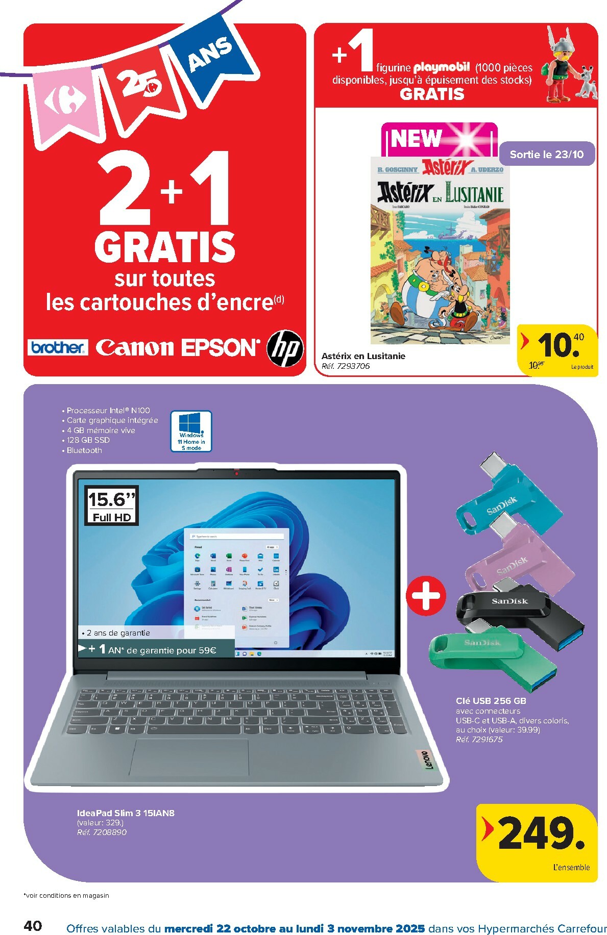 carrefour - De Carrefour - Hypermarchés folder geldig vanaf 22/10 t/m 03/11 - page: 40 carrefour - De Carrefour - Hypermarchés folder geldig vanaf 22/10 t/m 03/11 - page: 40