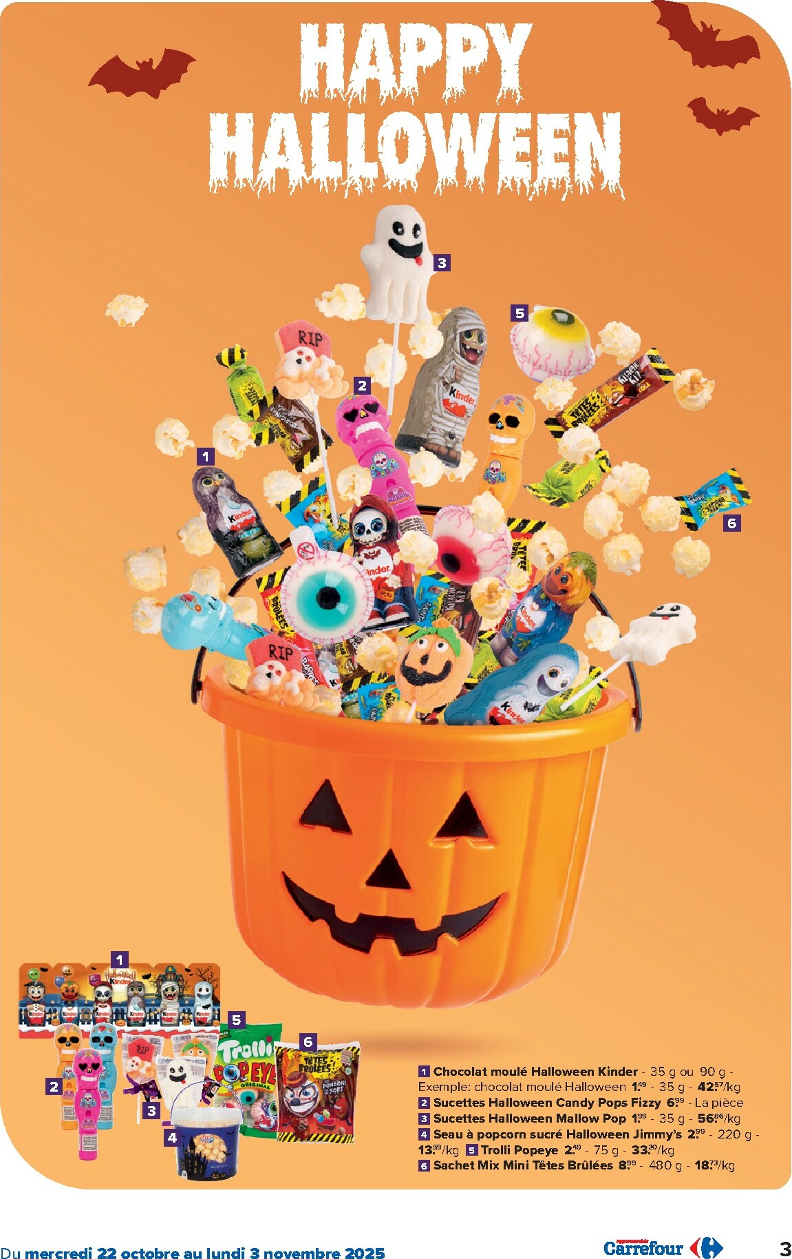 carrefour - De Carrefour - Hypermarchés folder geldig vanaf 22/10 t/m 03/11 - page: 3 carrefour - De Carrefour - Hypermarchés folder geldig vanaf 22/10 t/m 03/11 - page: 3