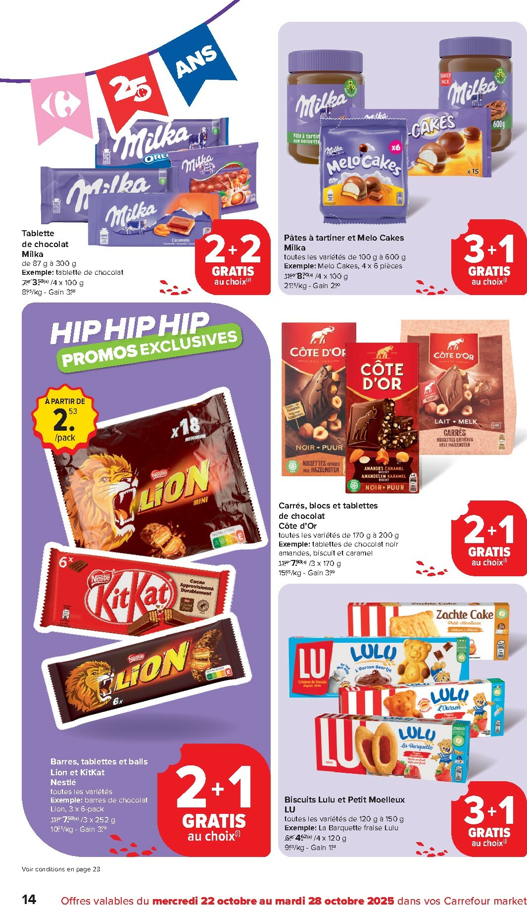 carrefour - De Carrefour Market folder geldig vanaf 22/10 t/m 28/10 - page: 14