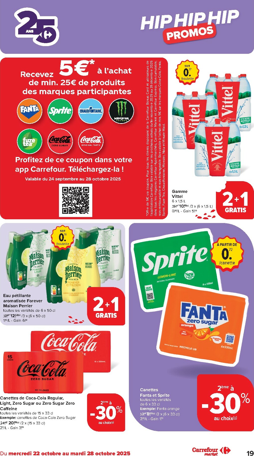 carrefour - De Carrefour Market folder geldig vanaf 22/10 t/m 28/10 - page: 19