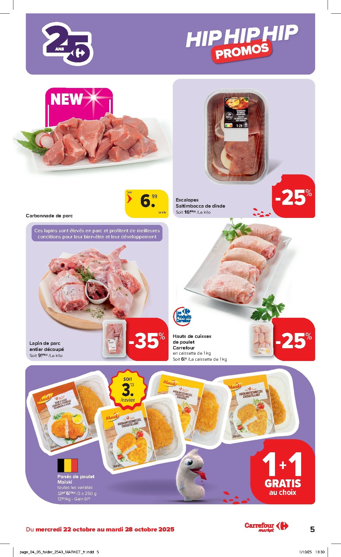 carrefour - De Carrefour Market folder geldig vanaf 22/10 t/m 28/10 - page: 5