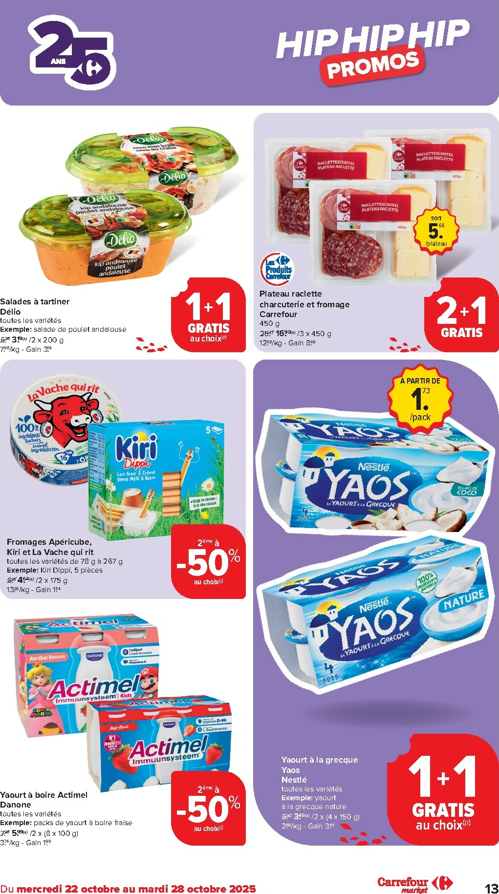 carrefour - De Carrefour Market folder geldig vanaf 22/10 t/m 28/10 - page: 13