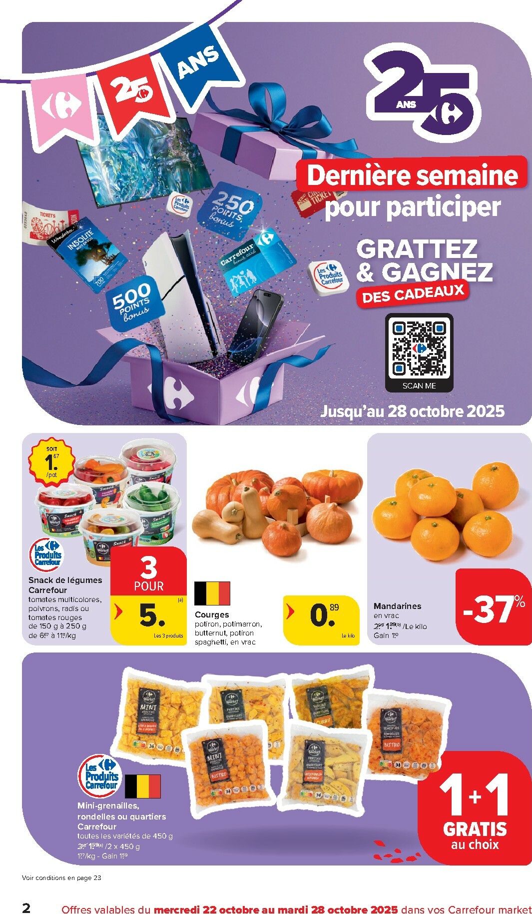 carrefour - De Carrefour Market folder geldig vanaf 22/10 t/m 28/10 - page: 2