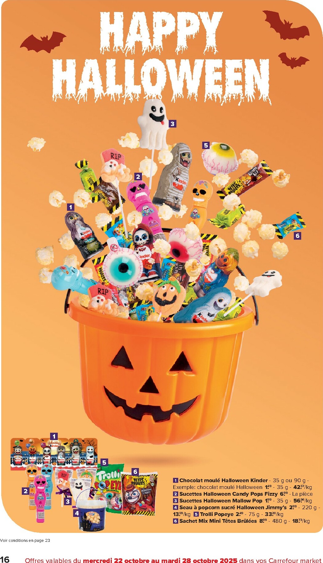 carrefour - De Carrefour Market folder geldig vanaf 22/10 t/m 28/10 - page: 16