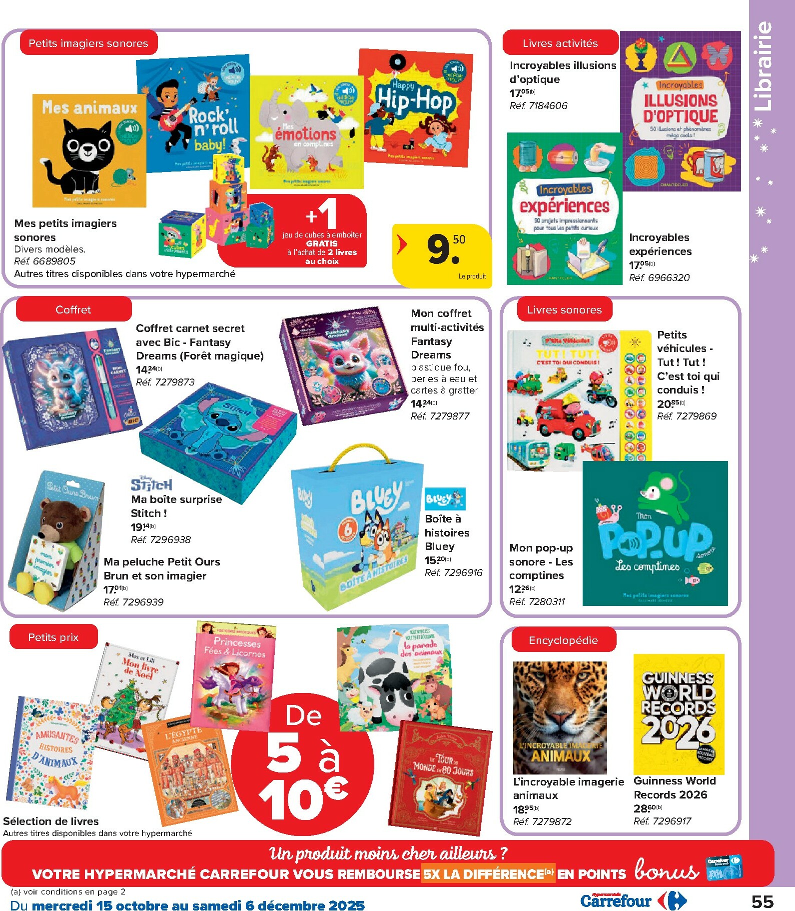 carrefour - De Carrefour - Hypermarchés Catalogue Jouets folder geldig vanaf 15/10 t/m 06/12 - page: 55 carrefour - De Carrefour - Hypermarchés Catalogue Jouets folder geldig vanaf 15/10 t/m 06/12 - page: 55
