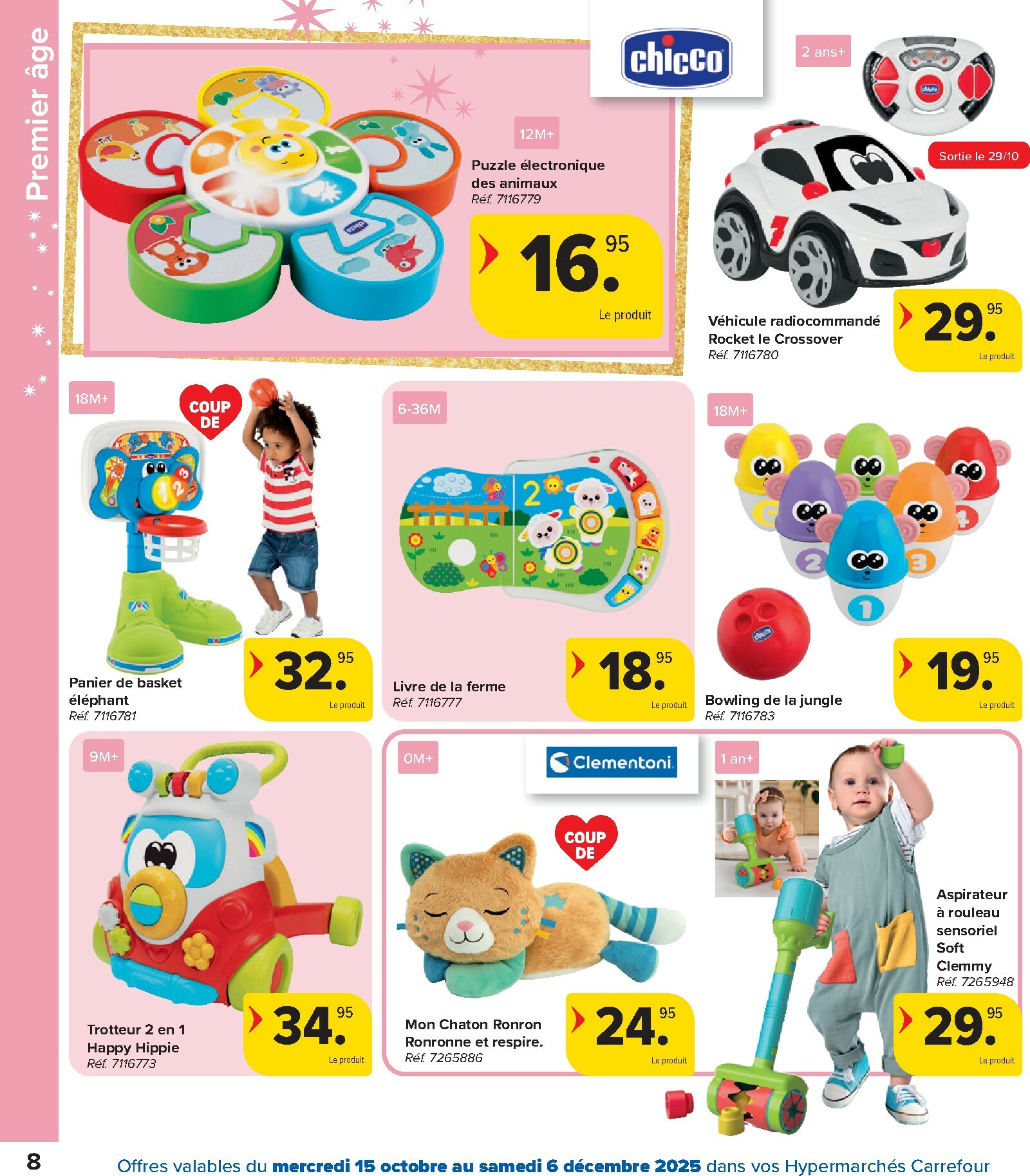 carrefour - De Carrefour - Hypermarchés Catalogue Jouets folder geldig vanaf 15/10 t/m 06/12 - page: 8 carrefour - De Carrefour - Hypermarchés Catalogue Jouets folder geldig vanaf 15/10 t/m 06/12 - page: 8